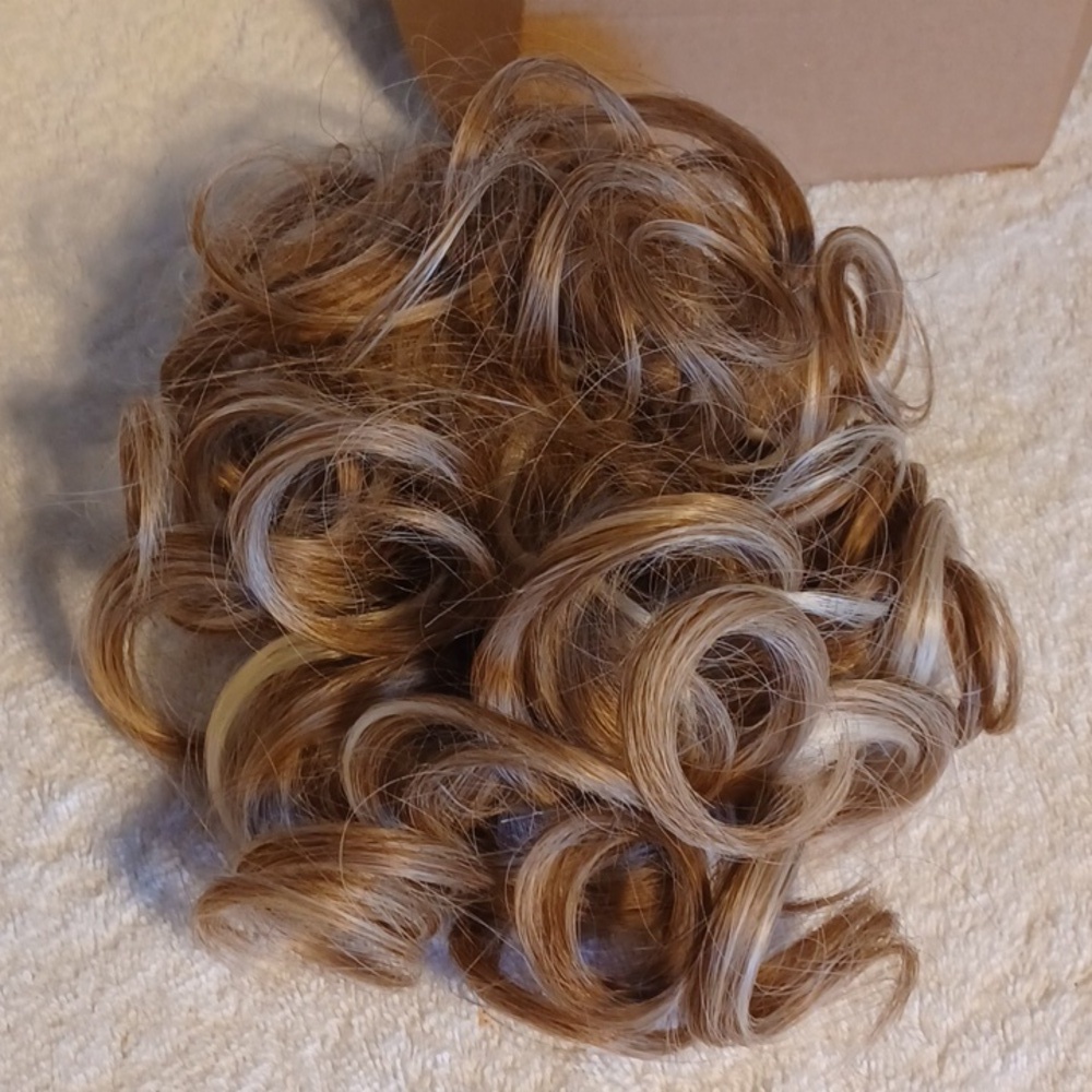 Reecho hair extensions 9 inch clip on hair extensions eith highlights